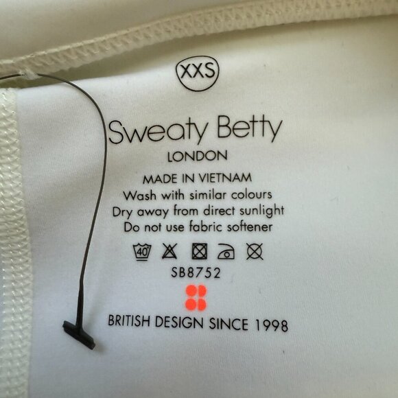 Sweaty Betty Grand Slam Tennis Skort Womens XXS White Active Workout Travel NWOT - Picture 12 of 14